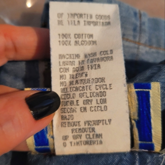 Chorus Blues Women's Size 6 Blue Denim Dress Short Sleeve Maxi Dress - Picture 8 of 8